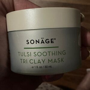Sonäge Tulsi Soothing Tri Clay Mask — Cream & Gray